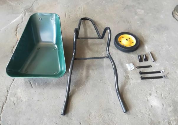 Macchine utensili del giardino di certificazione del CE 0.6mm carriola di ruota d'acciaio da 5 pi3 2