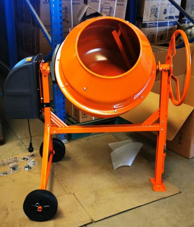 Betoniera gialla della costruzione di colore ISO9001 Mini Concrete Mixer 2
