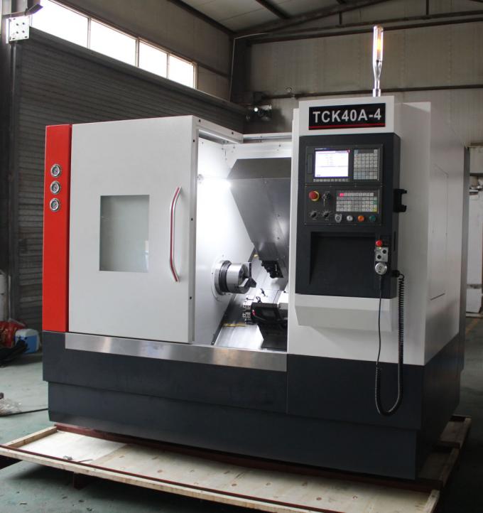 Macchina automatica del tornio di fresatura di precisione del tornio del metallo di CNC di iso 9001 0
