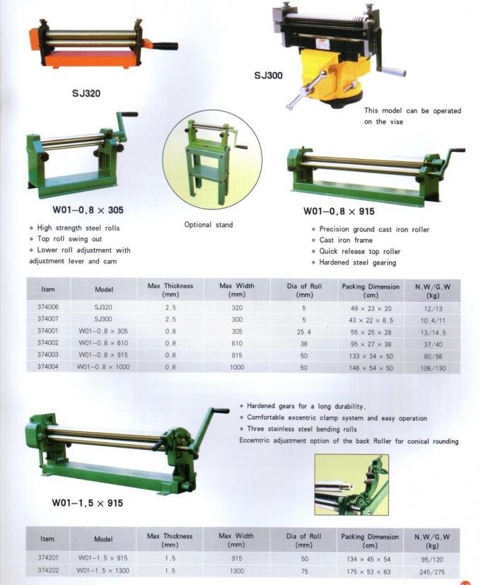 Macchina piegatubi della mano del taglio della tagliatrice del rullo semiautomatico di iso 0