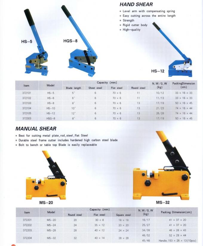 Macchina di taglio della mano del taglio della tagliatrice del metallo idraulico del torchio tipografico manuale 0