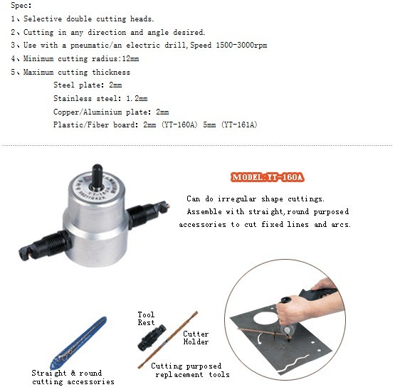Cesoia per il taglio di metalli di alta qualità elettrica portatile professionale di Powertools/