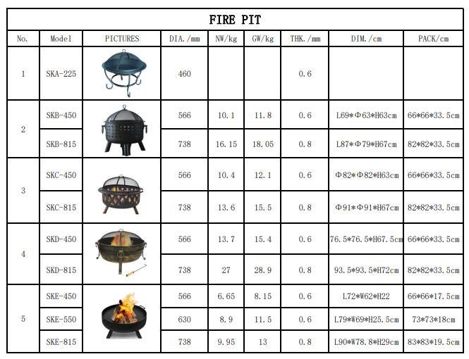 Stufa di riscaldamento all'aperto di iso delle macchine utensili portatili del giardino per il barbecue 0