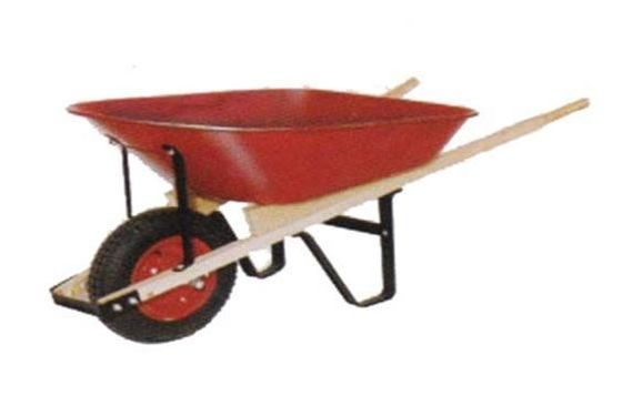 Macchine utensili del giardino di certificazione del CE 0.6mm carriola di ruota d'acciaio da 5 pi3