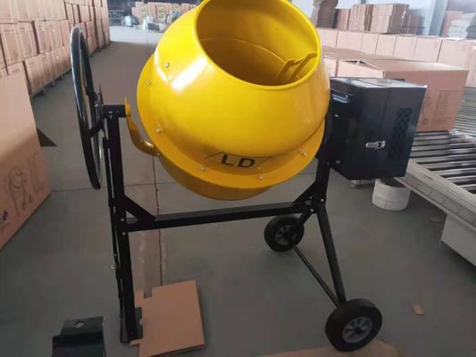 Due ruote Mini Concrete Mixer elettrico 250L con ghisa Ring Gear