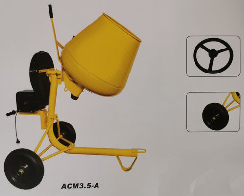 Miscelatore di cemento del motore a gas di Mini Concrete Mixer Machine Roll del certificato del CE