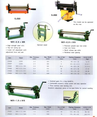 Macchina piegatubi della mano del taglio della tagliatrice del rullo semiautomatico di iso