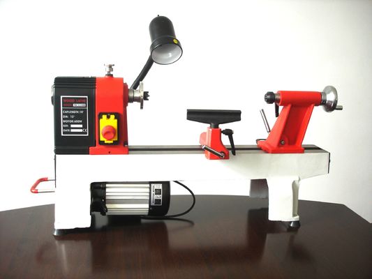 250W Mini Wood Carving Tools Bicolor cilindrico Mini Wood Lathe