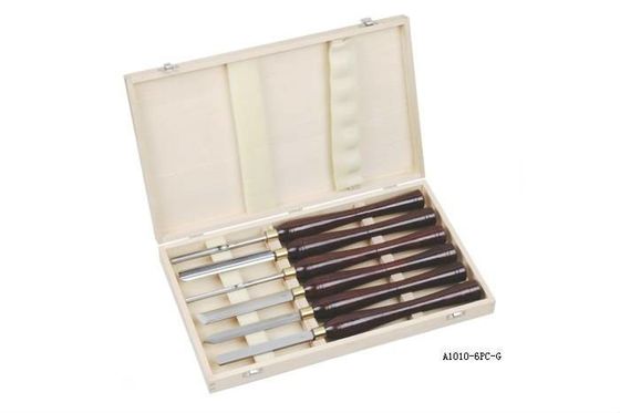 Macchina di giro del tornio della perforazione del tornio dei set di strumenti di estremità di legno di legno piano dello scalpello