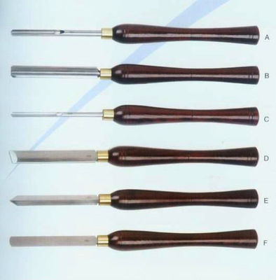 Macchina di giro del tornio della perforazione del tornio dei set di strumenti di estremità di legno di legno piano dello scalpello