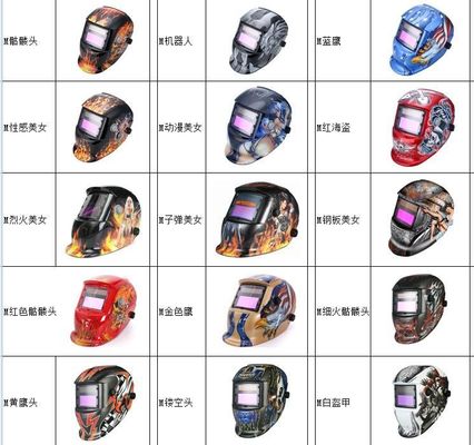 Casco della saldatura della maschera di Printed Solar Protective dell'elettricista