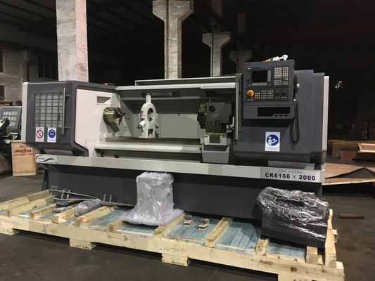 Iso orizzontale 9001 Hardway del tornio per metalli di CNC del letto piano 400mm