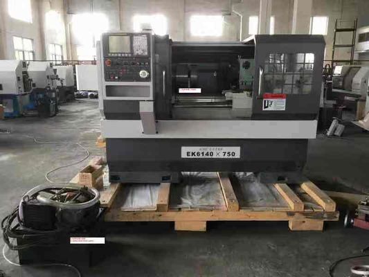 Iso orizzontale 9001 Hardway del tornio per metalli di CNC del letto piano 400mm